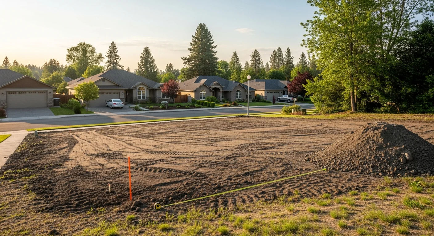 Liberty Lake residential neighborhood with single-family homes and mature landscaping.