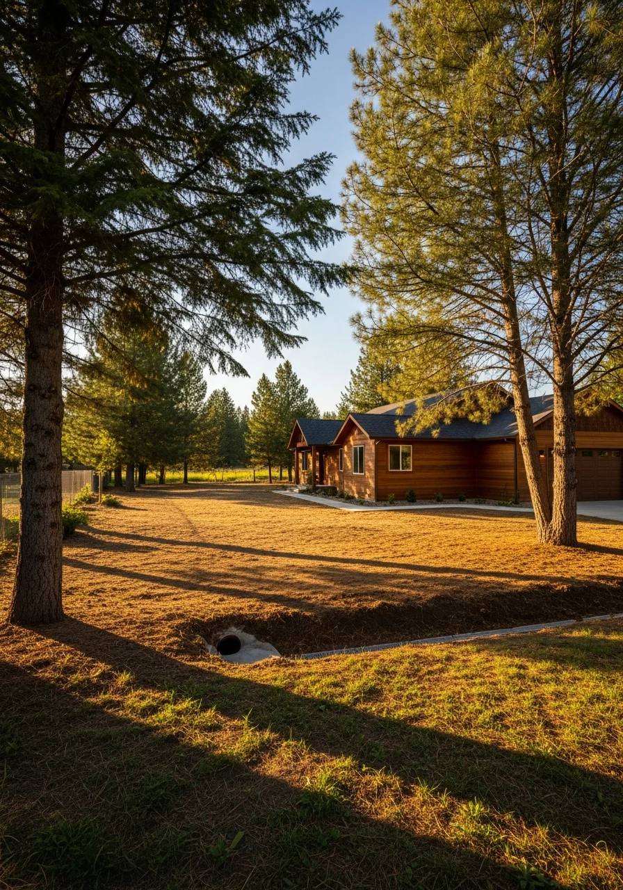 Priest River home exterior with well-maintained property and natural landscape setting.